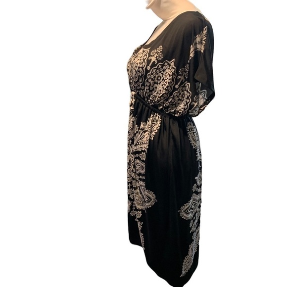 Comfy versatile dress black and white dress women's size medium - Picture 5 of 5